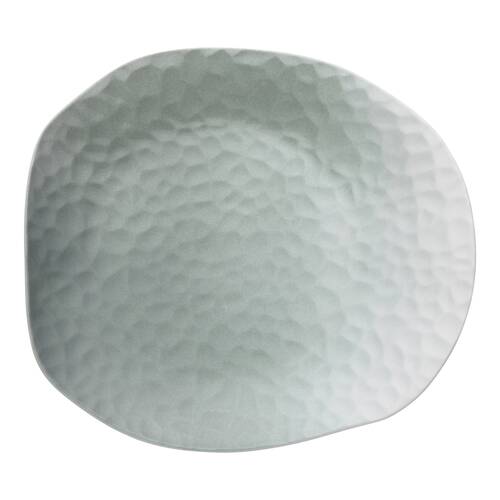 Ecology Lightweight Reactive Glaze Porcelain Oyster Serving Bowl 30x28cm Meadow