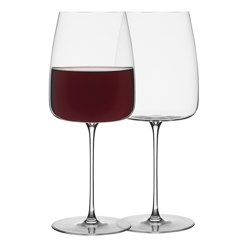 6pc Ecology Epicure Stemmed 600ml/23.5cm Red Wine Glasses - Clear