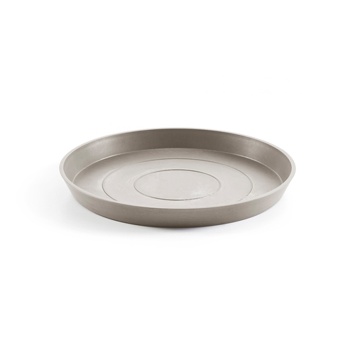 Ecopots Plant Pot Saucer Round 44.5 Taupe 44.5x3.5cm