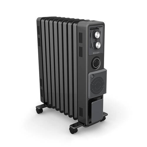 Dimplex 2.4kW Oil Free Column Heater w/ Timer & Turbo Fan - Black