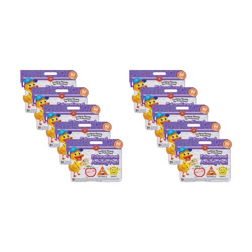 10PK Learning Can Be Fun Getting Ready for Preschool Educational Activity Pad 3y+