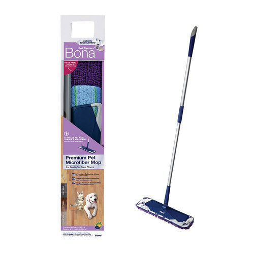 Bona Pet Premium Microfibre Deep Clean Mop Hard Floors