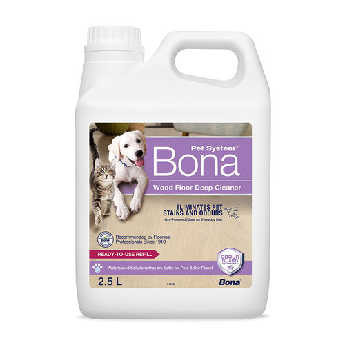 Bona Pet Water-Based Wood-Floor Deep Cleaner 2.5L Bottle