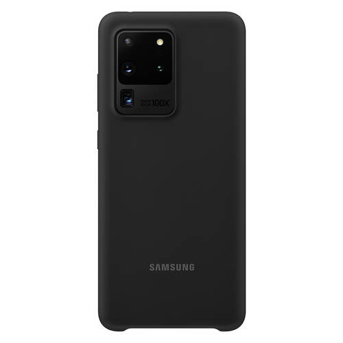 Samsung Silicone Cover For Galaxy S20 Ultra Black