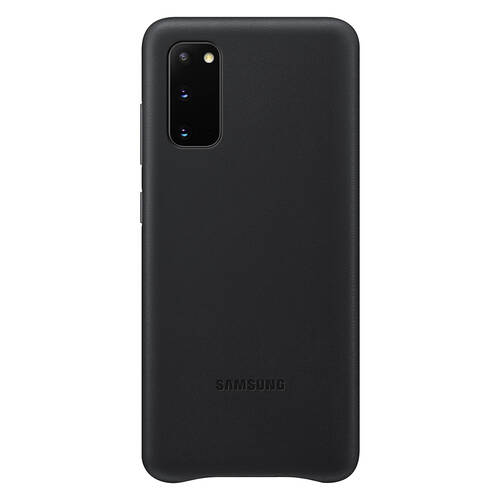 Samsung Leather Cover For Galaxy S20 Black