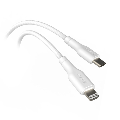 EFM 3m USB-C to Lightning Cable Connector Compatible w/ Apple White