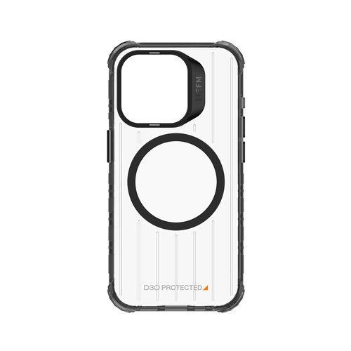 EFM Dakar Case Armour w/ D3O BIO For Apple iPhone 15 Pro - Black/Clear