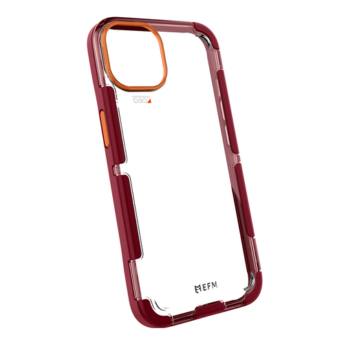 EFM Cayman Case Armour w/ D3O 5G Signal Plus For iPhone 13 (6.1") - Red Velvet