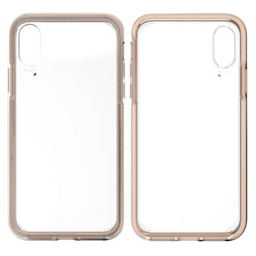 EFM Aspen D3O Case Armour For iPhone Xs Max (6.5") - Clear/Gold