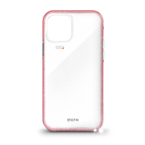 EFM Aspen Case Armour For iPhone 12/12 Pro 6.1" Glitter Coral