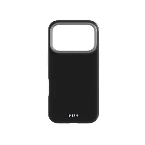 EFM Santorini Soft Silicone Phone Case For iPhone 17 Pro 6.3in Black