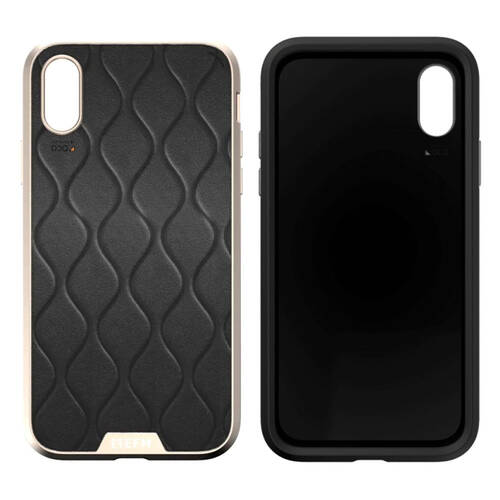 EFM Verona Leather D3O Case Armour For iPhone XR (6.1") - Gold / Leather