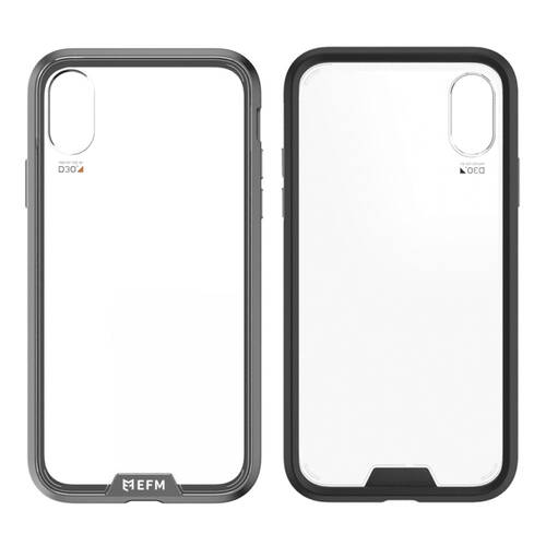 EFM Verona D3O Case Armour For iPhone X/Xs (5.8") - Black / Grey
