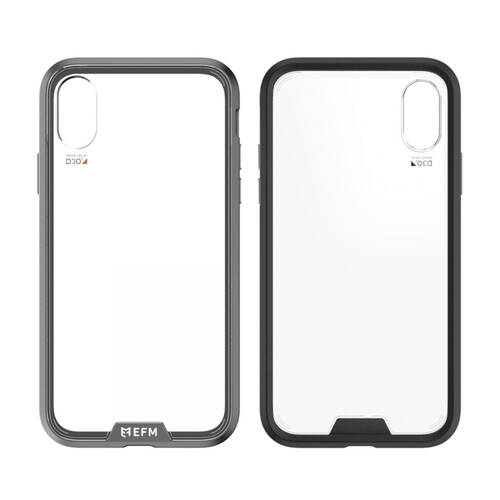 EFM Verona D3O Case Armour For iPhone Xs Max (6.5") - Black / Grey