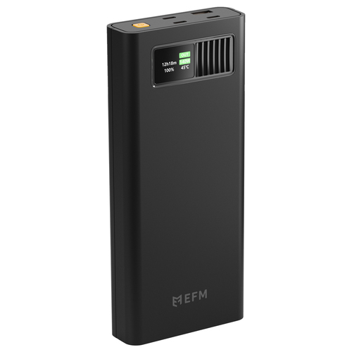 EFM 27000mAh Laptop Power Bank Digital Display - Black
