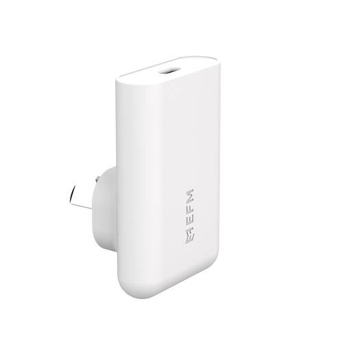 EFM 45W SlimLine Wall Charger w/ GaN PD & PPS - White