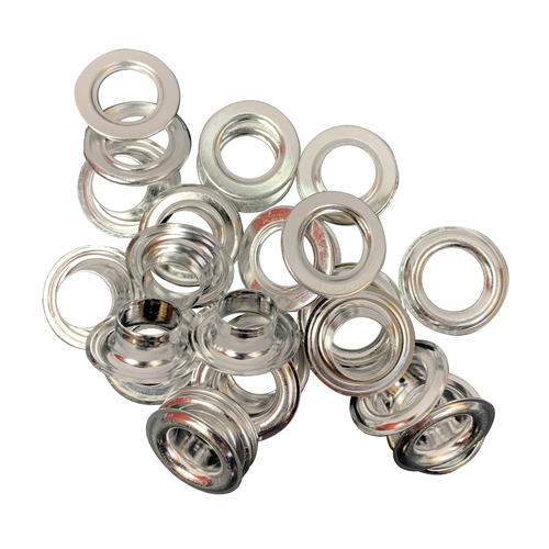 20pc Spear & Jackson 12mm Eyelets For EG-1013 - Silver
