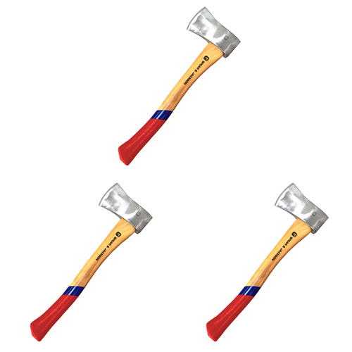 3PK Spear & Jackson Felling Hatchet Hardwood Handle 570g