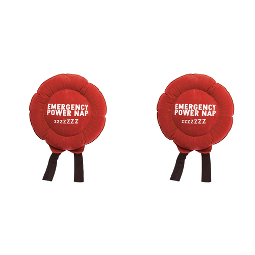 2PK Funtime Power Nap Emergency Inflatable Dozing Pillow Red