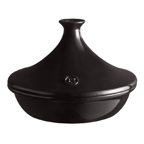 Emile Henry 3.5L/32cm Ceramic Tagine Cooking Pot w/ Lid Charcoal