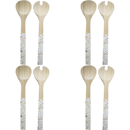 4x 2pc LVD Servers Natural Home Kitchen Serveware/Tableware