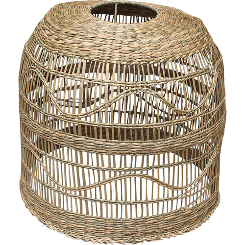 LVD Woven Seagrass 33cm Pendant Hanging Lamp Fixture Cover - Natural