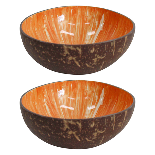 2PK LVD Sunray Gold 13cm Decorative Coco Bowl Home Decor Round
