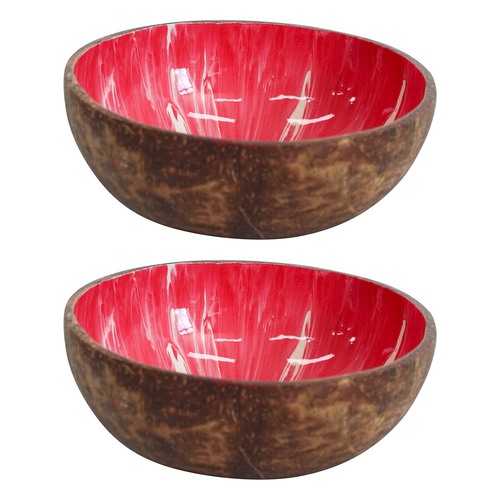 2PK LVD Sunray Peach 13cm Decorative Coco Bowl Home Decor Round