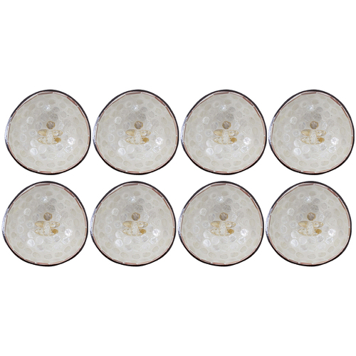 8PK LVD Coconut Bowl Bee Ivory Decorative Home Decor Ornament Statue 13x6cm