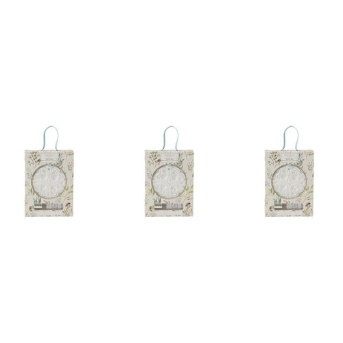 3PK Pilbeam Living Natura Scented Ceramic Disc Home Decor - French Pear & Vanilla