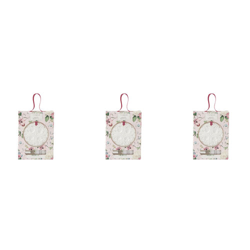 3PK Pilbeam Living Jardin Scented Ceramic Disc Home Decor - Magnolia