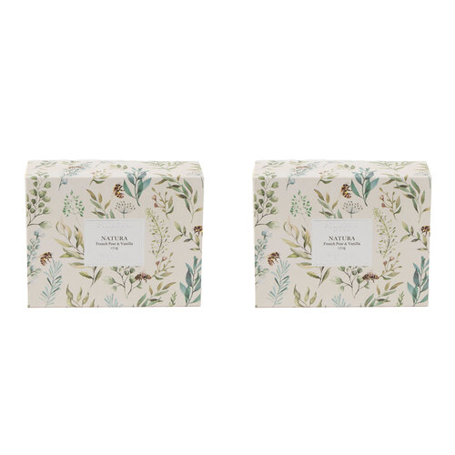 2PK 2pc Pilbeam Living Natura Scented Soap Set - French Pear & Vanilla