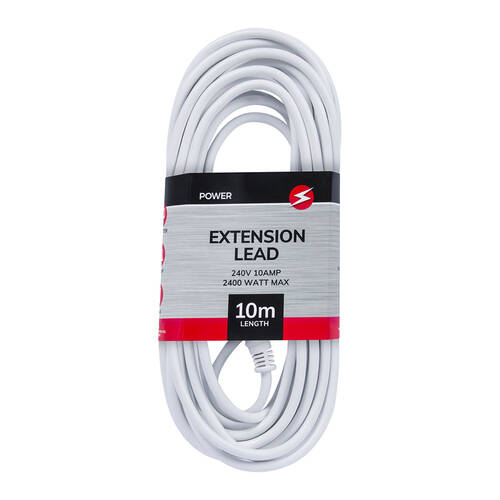 10m Power 240v Extension Lead Cable