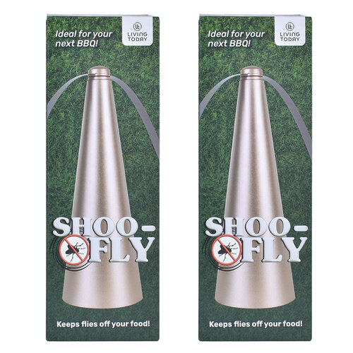 2PK Living Today Outdoor Electric Bug Repellent Shoo-Fly - Gold