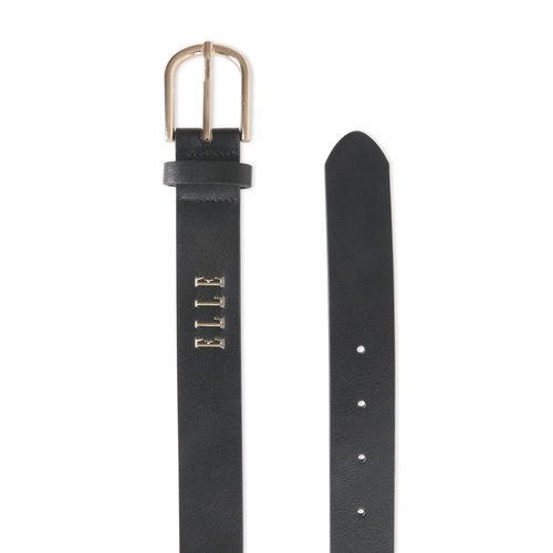 Elle Women's Elise Smart Jean Style Belt Black Large