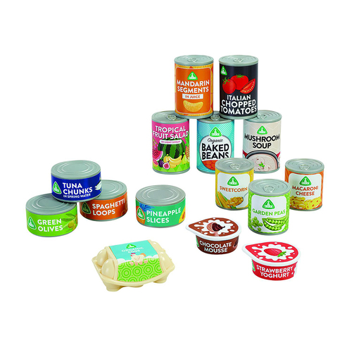 ELC Playfood Cans Kids/Childrens Toy 3y+