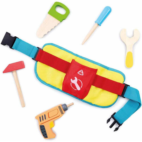 5pc ELC My Little Tool Belt Set Fabric/Wooden Pretend Play Kids Toy 3y+