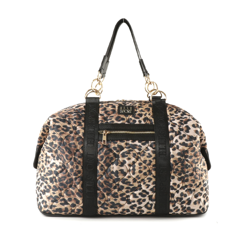 Elle Women's Quilted Overnight/Weekender Bag 42x29x58cm Leopard