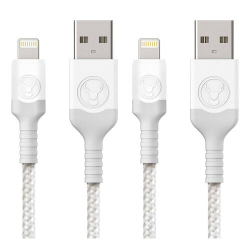 2PK Bonelk Lightning Cable Longlife Series 2m White