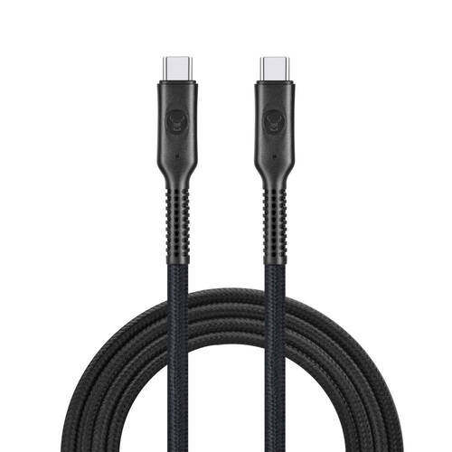 Bonelk Long-Life Easy Grip USB-C Male Cable 240W/4K/60Hz - 1.5m Black