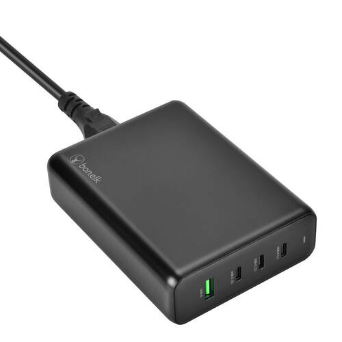 Bonelk 240W USB-C/USB-A Multi-Port Desktop Charger For Laptop - Black