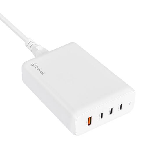 Bonelk 240W USB-C/USB-A Multi-Port Desktop Charger For Laptop - White