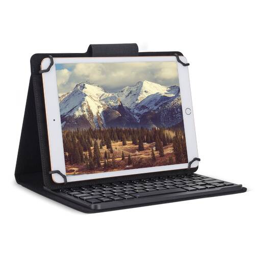 Bonelk Universal Keyboard Folio Case for 9"-11" Case (Black)