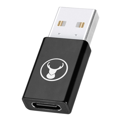 Bonelk USB-A Male To Female USB-C 3.0 Compact Adapter - Black