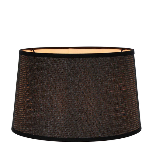 Belle Paper Weave Taper Lamp Shade Light Cover 40cm XL Black