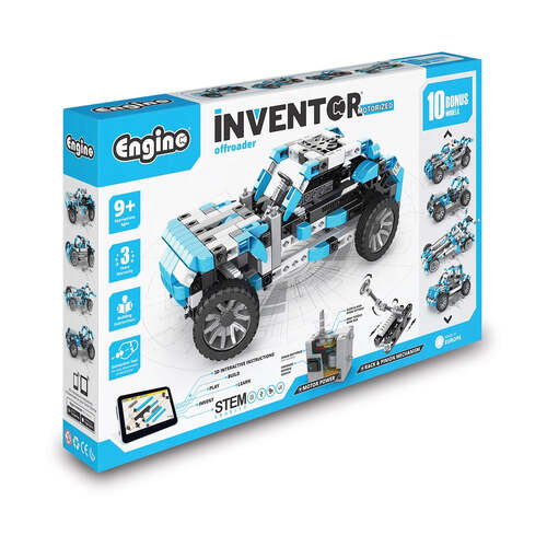 Engino Inventor Motorised Offroader Kids Pretend Toy 9y+