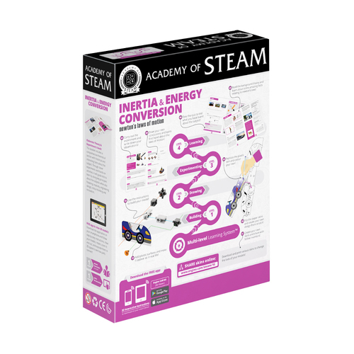 Engino Academy Of Steam Inertia & Energy Conversion Kids Build Toy Kit 3y+