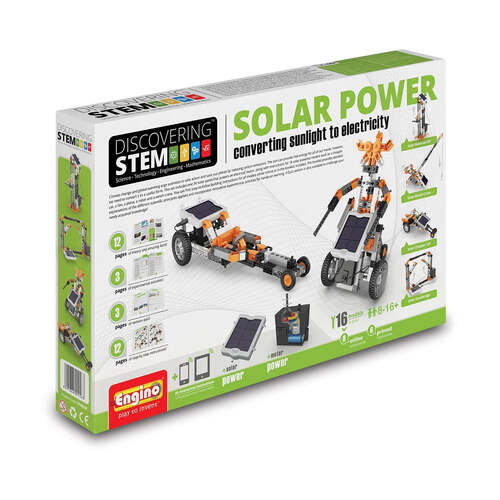 Engino Discovering STEM Solar Power/Panel Kids Toy 8y+