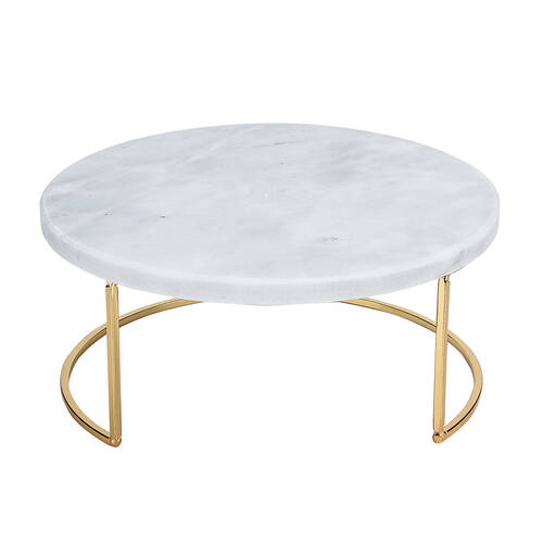 NF Living Stacked Serving Tray Large Display 20x9 Top Gold Frame