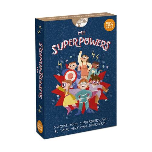30pc The Happy Gang My Superpowers Children Cards Games Kids Activity Set 5Y+